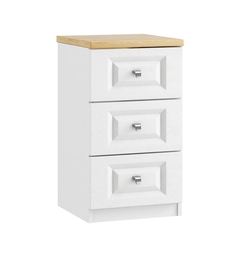 Sorrento 3 Drawer Bedside