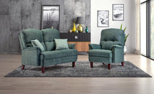 Load image into Gallery viewer, Lincoln Classic Fabric 2 Seater Sofa