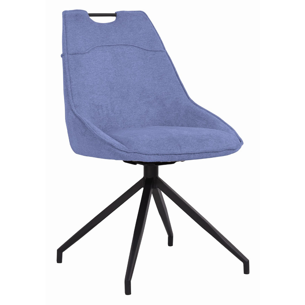 Magnus Swivel Dining Chair - Blue