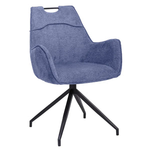 Magnus Swivel Armchair - Blue