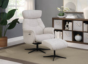 Murcia Swivel Recliner Chair & Stool