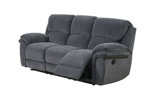 Saskia 3 Seater Fabric Recliner Sofa