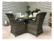 Load image into Gallery viewer, Victoria 4 Seat Round Dining Set