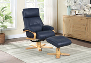 Vienna Swivel Recliner Chair & Footstool