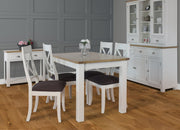 Maryland Fixed Top Dining Table - White