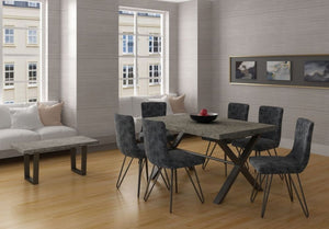 Fusion 190cm Dining Table - Stone Effect