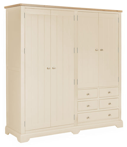 Harmony Wide 4 Door Wardrobe