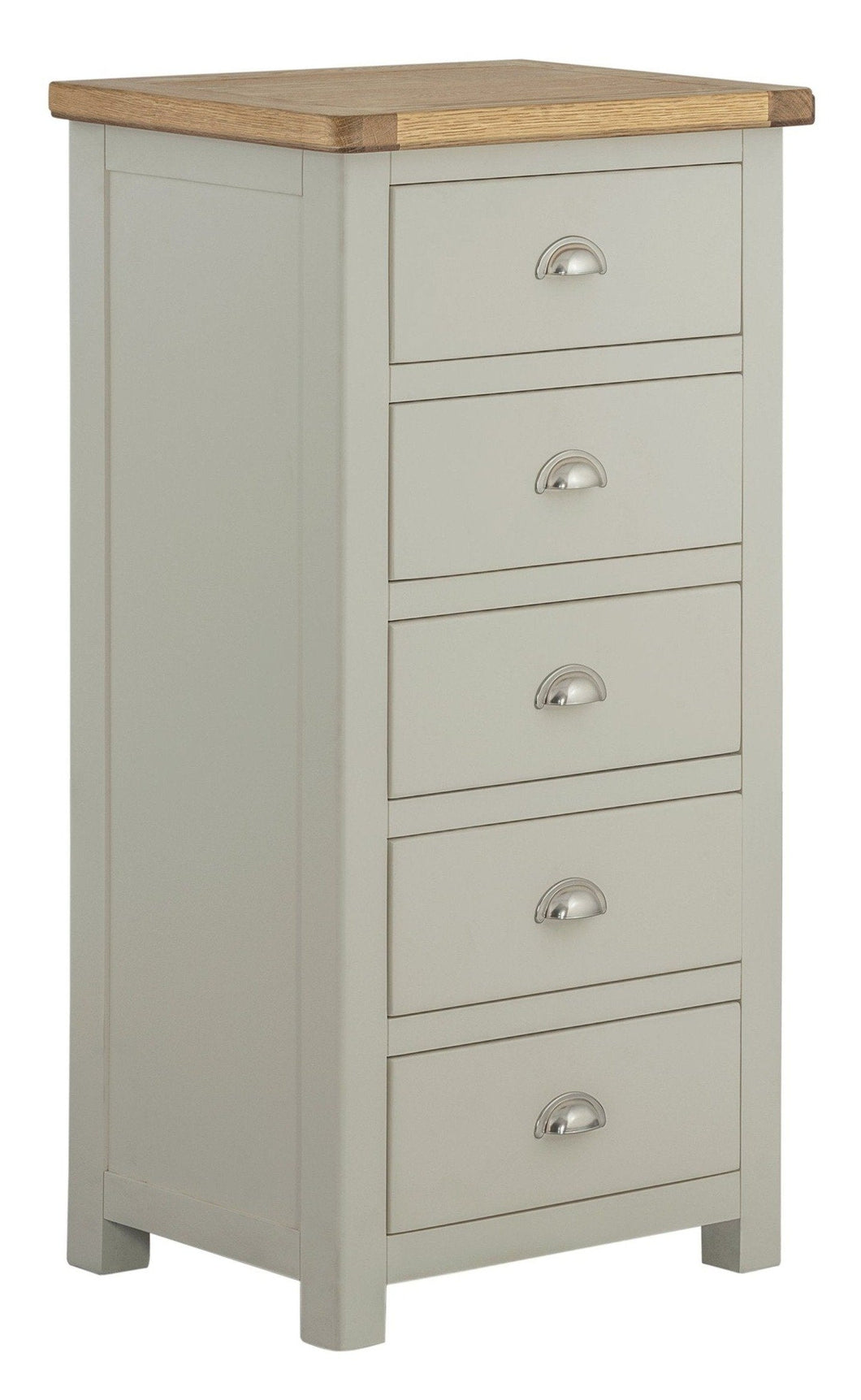 Maryland 5 Drawer Wellington Chest - Stone