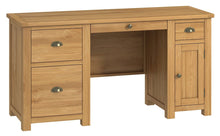 Load image into Gallery viewer, Maryland Double Pedestal Desk - Oak