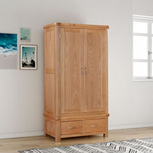 Wandsworth Oak 2 Door Wardrobe