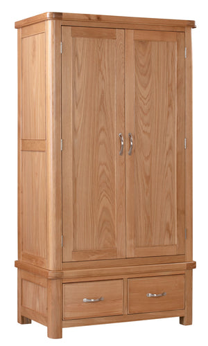 Wandsworth Oak 2 Door Wardrobe