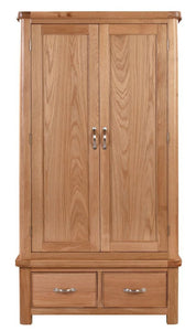 Wandsworth Oak 2 Door Wardrobe