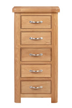 Load image into Gallery viewer, Wandsworth Oak 5 Drawer Tall Chest