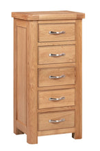 Load image into Gallery viewer, Wandsworth Oak 5 Drawer Tall Chest