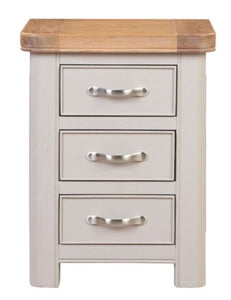 Wandsworth Painted 3 Drawer Bedside Table