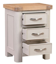 Load image into Gallery viewer, Wandsworth Painted 3 Drawer Bedside Table