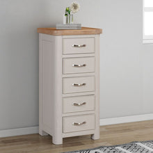 Load image into Gallery viewer, Wandsworth Painted 5 Drawer Tall Chest