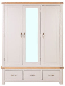 Wandsworth Painted Triple Wardrobe