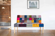 Load image into Gallery viewer, Colin Patchwork 3 Seater Bench