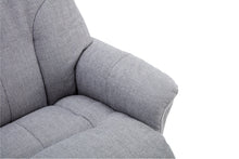 Load image into Gallery viewer, Dubai Fabric Swivel Recliner &amp; Footstool