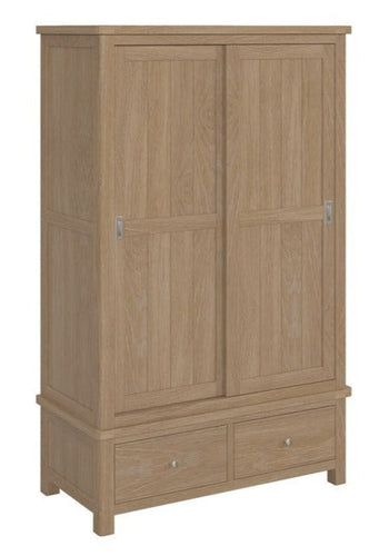 Foxington Oak Double Robe With Sliding Doors