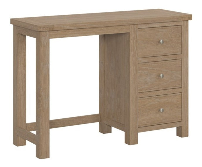 Foxington Oak Dressing Table, Mirror & Stool