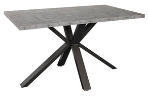 Fusion 135cm Compact Dining Table - Stone Effect