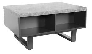 Fusion Laptop Storage Coffee Table - Stone Effect