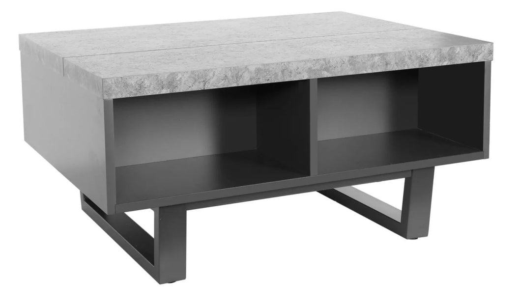 Fusion Laptop Storage Coffee Table - Stone Effect