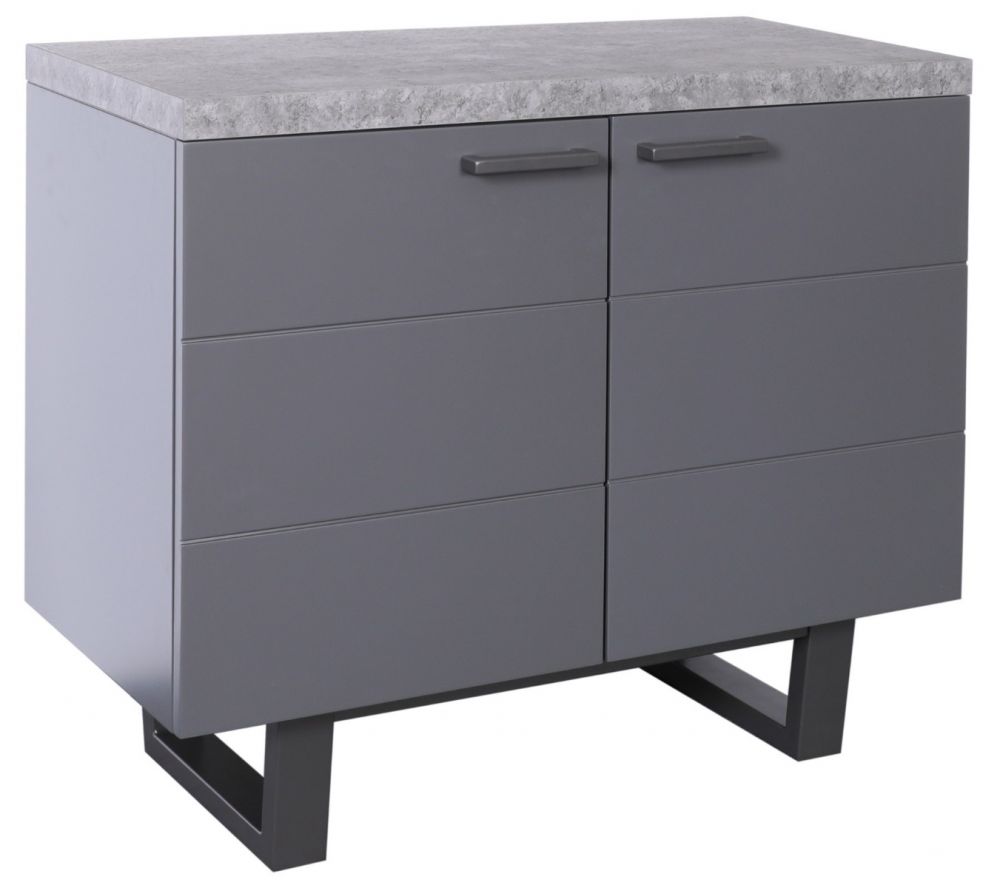 Fusion Small Sideboard - Stone Effect