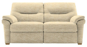 G Plan Seattle Fabric 2.5 Seater Sofa with Feet