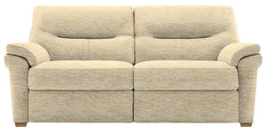 G Plan Seattle Fabric 3 Seater Sofa With Feet