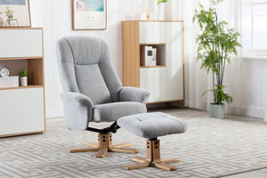 Hawaii Swivel Recliner & Footstool