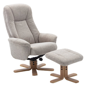 Hawaii Swivel Recliner & Footstool