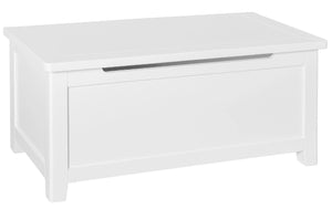 Henley White Blanket Box