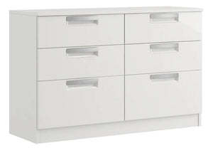 Milan 6 Drawer Twin Chest (inc. two deep drawers)