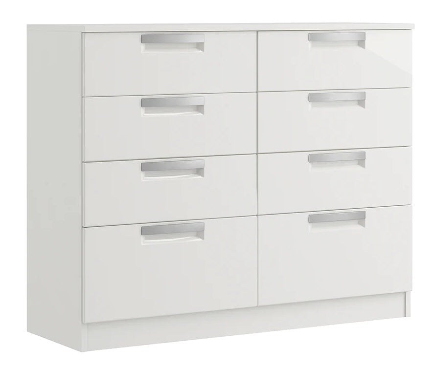 Milan 8 Drawer Twin Chest (inc. two deep drawers)