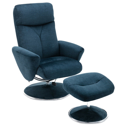 Paddington Swivel Recliner & Footstool