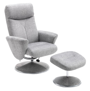 Paddington Swivel Recliner & Footstool