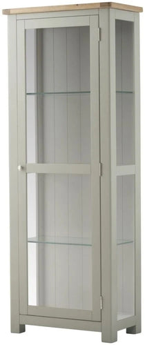 Maryland Glazed Display Cabinet - Stone