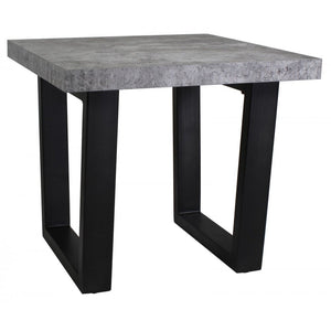 Fusion Lamp Table - Stone Effect